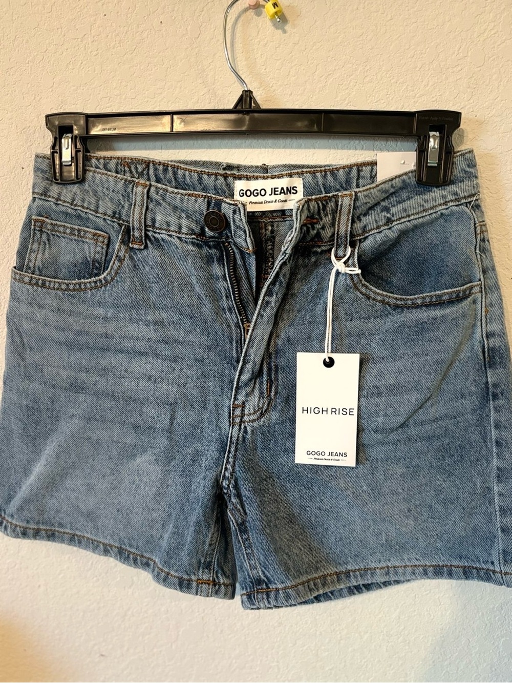 GOGO Jeans High Rise Women's Denim Shorts in Light Blue